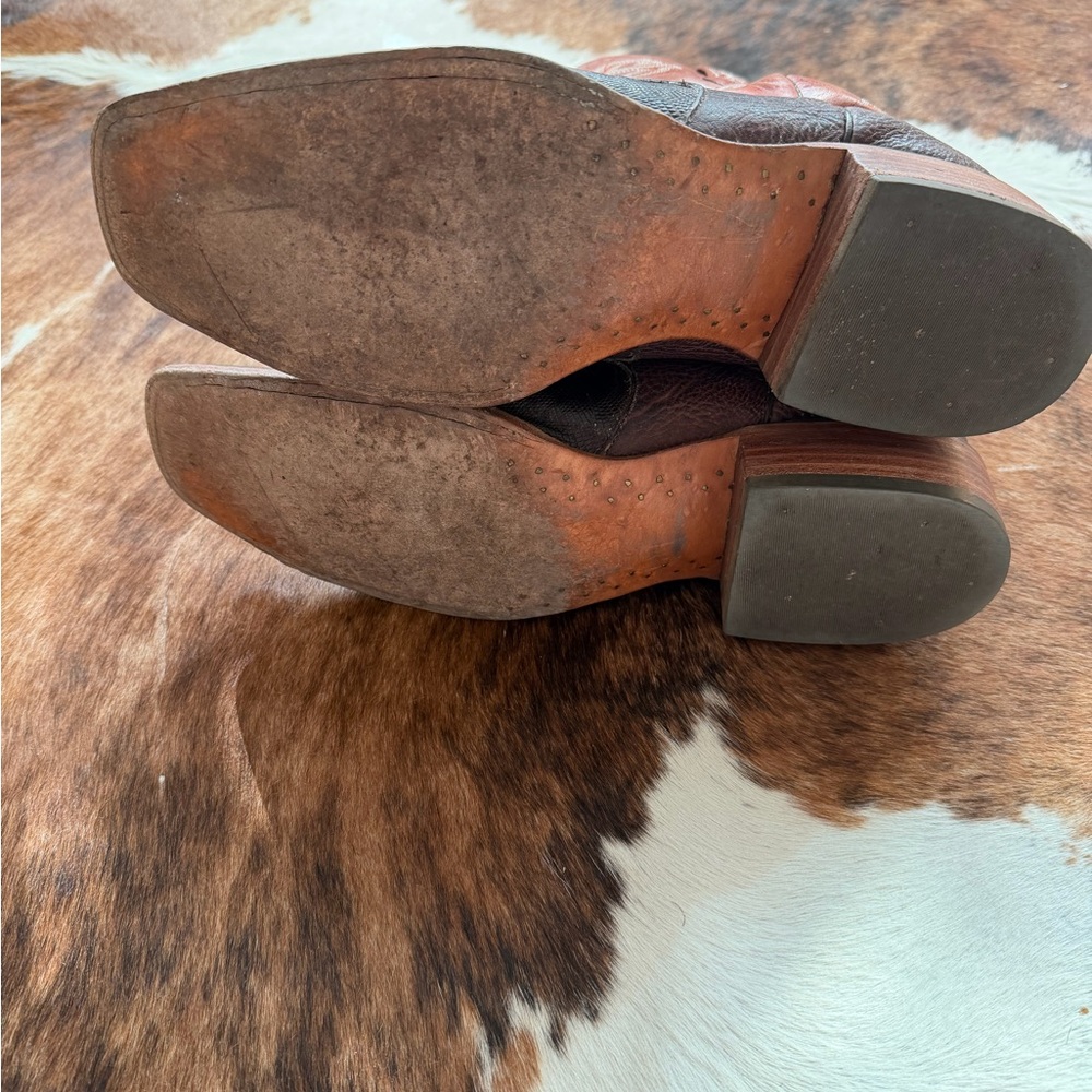 JB Dillon Reserve Line Teju Lizard Men’s 13D Cowboy Boots - Picture 7 of 8